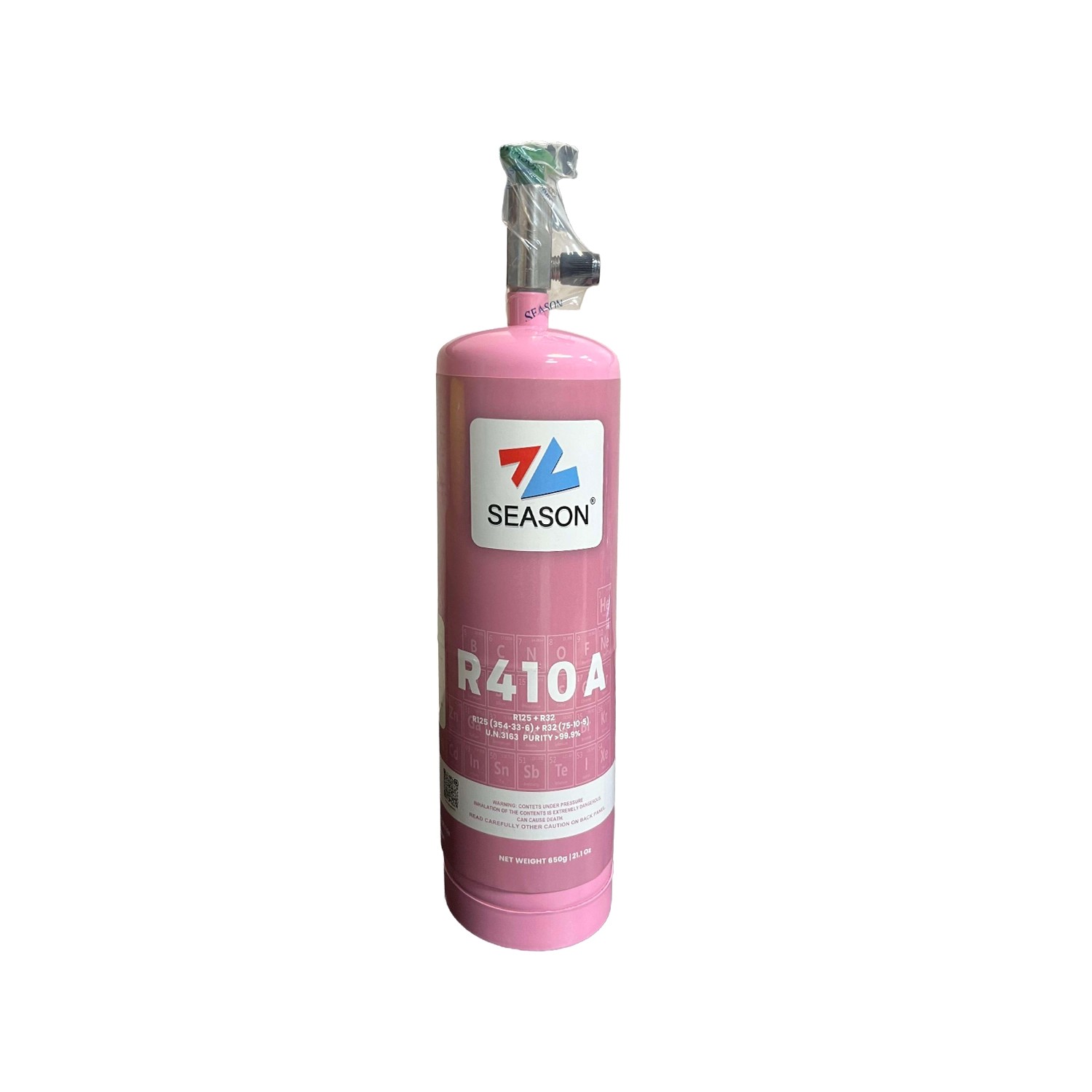 گاز R410a سیزن شیردار 650 گرم خالص SEASON- R410a Gas