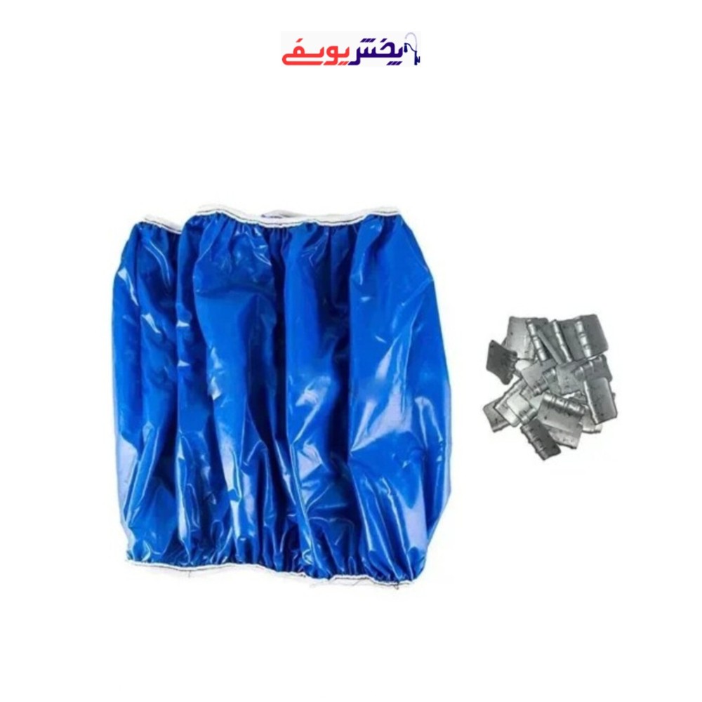 برزنت کشی کولر آبی با بست فلزی در اصفهان