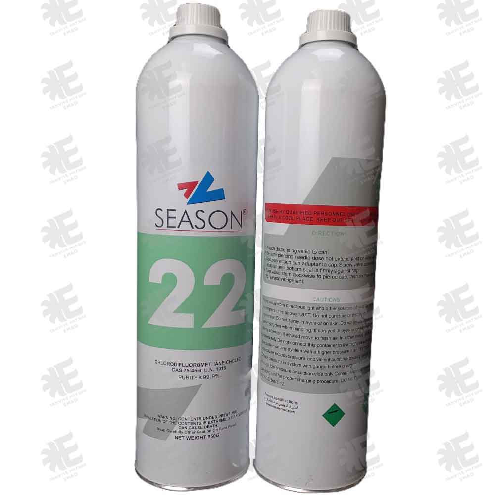 گاز R22 سیزن وزن خالص ۹۵۰ گرم ا R22 gas season 950 net weight