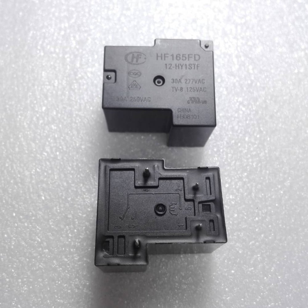 رله HF165FD/12-HY1STF 12VDC-30A-1NO 4PIN HONGFA