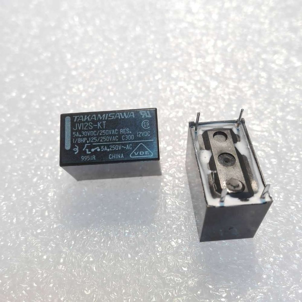 رله JV12S-KT 12VDC-5A-1NO 4PIN
