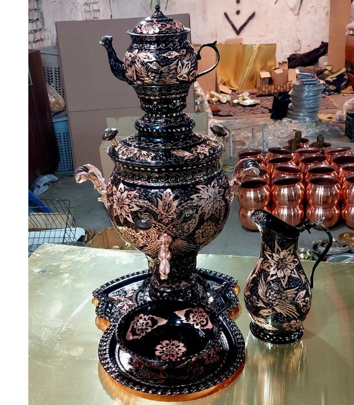 سماور ۴ لیتری مسی