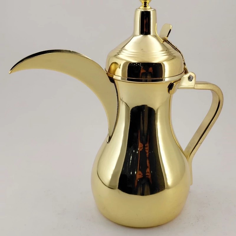 قهوه ساز(دله عربی) طلایی بزرگ لپرسو