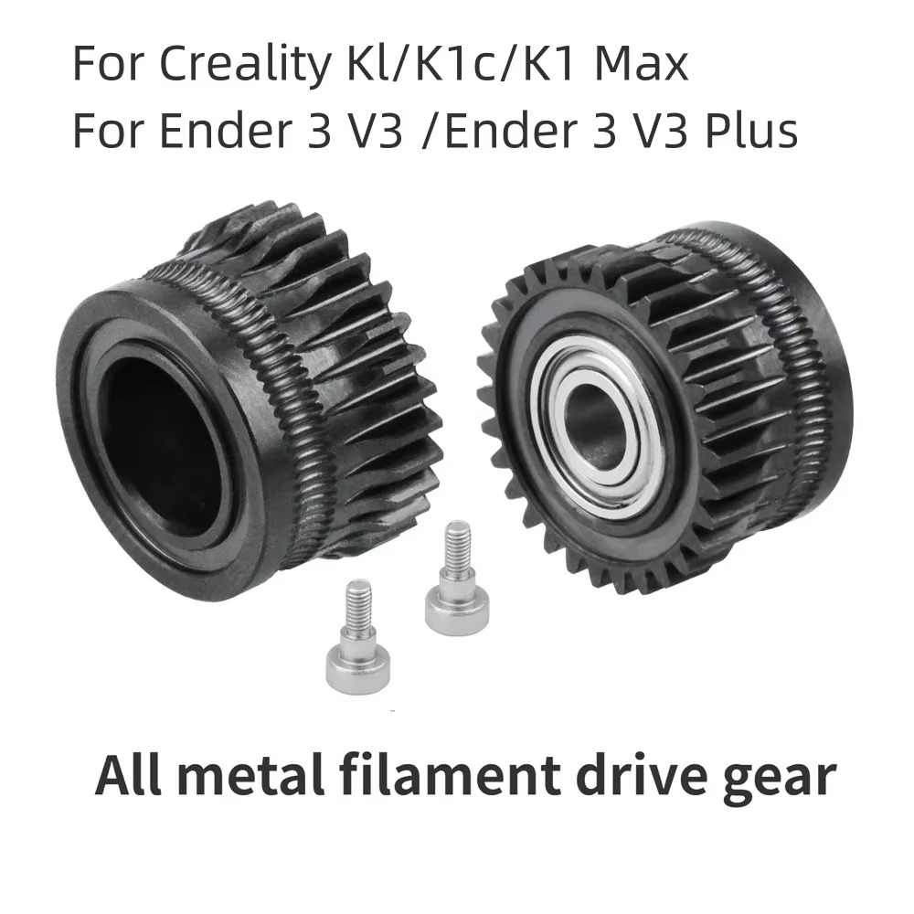 چرخ‌دنده های تمام فلزی اکسترودر – سازگار با Creality K1 / K1C و Ender 3 V3