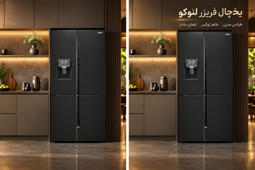 یخچال فریزر ۴ درب لئوکو