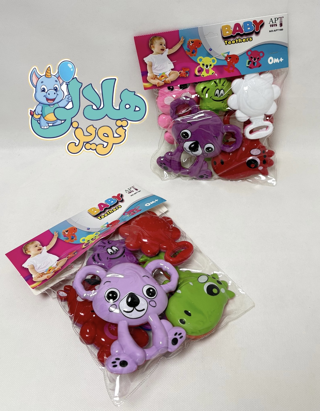 جغجغه پلاستیکی 5 عددی