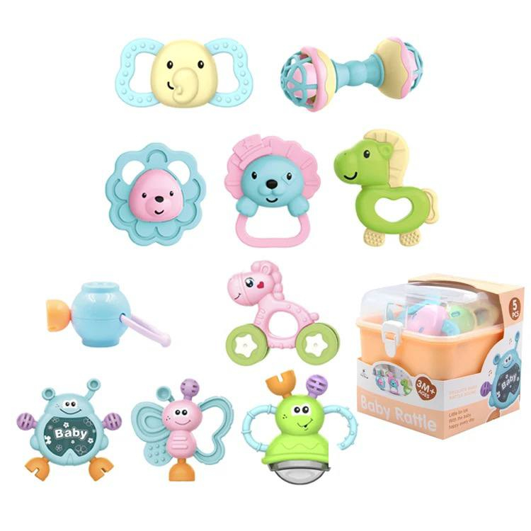 پک جغجغه 5عددی صندوقی Baby Rattle