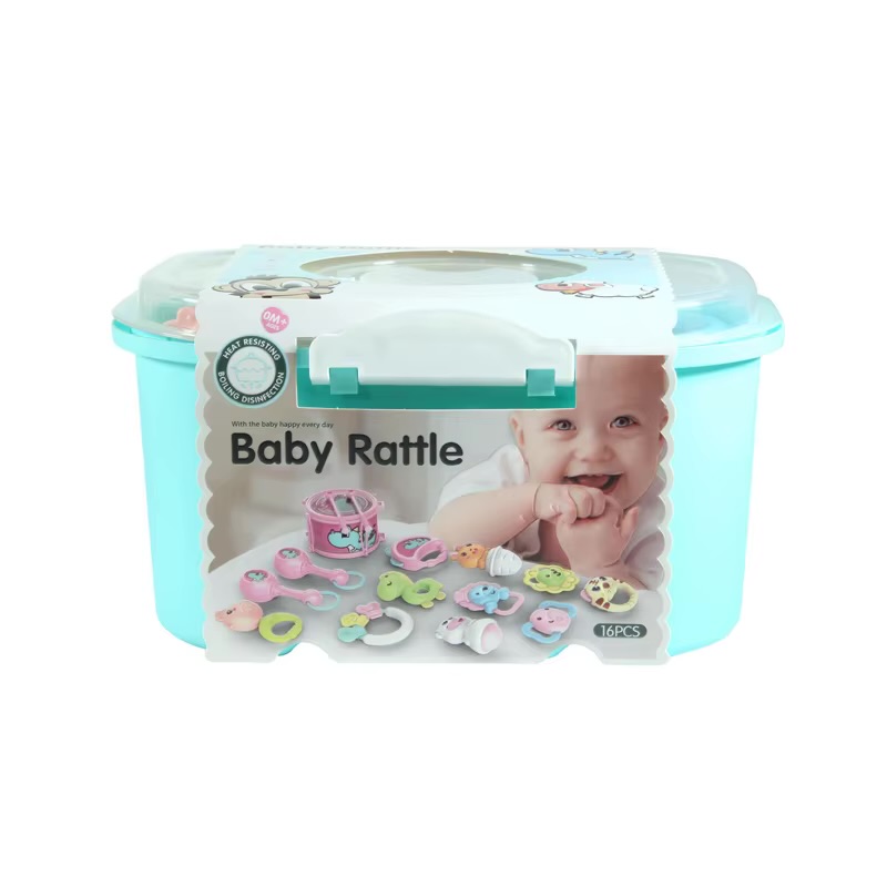 پک جغجغه 16 عددی صندوقی Baby Rattle