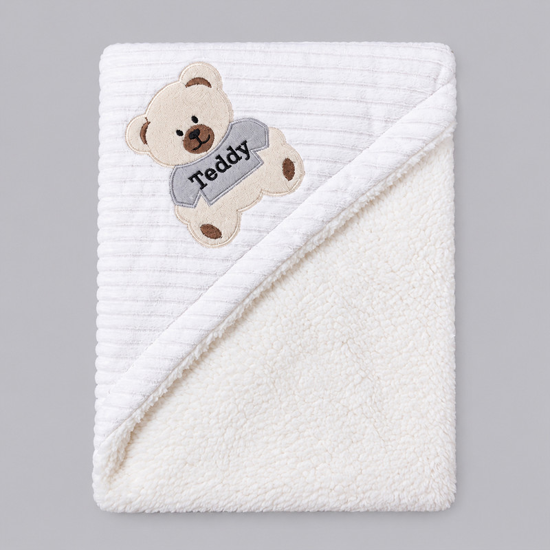 پتو کودک و نوزاد مدل Teddy سایز 80×80 سانتیمتر