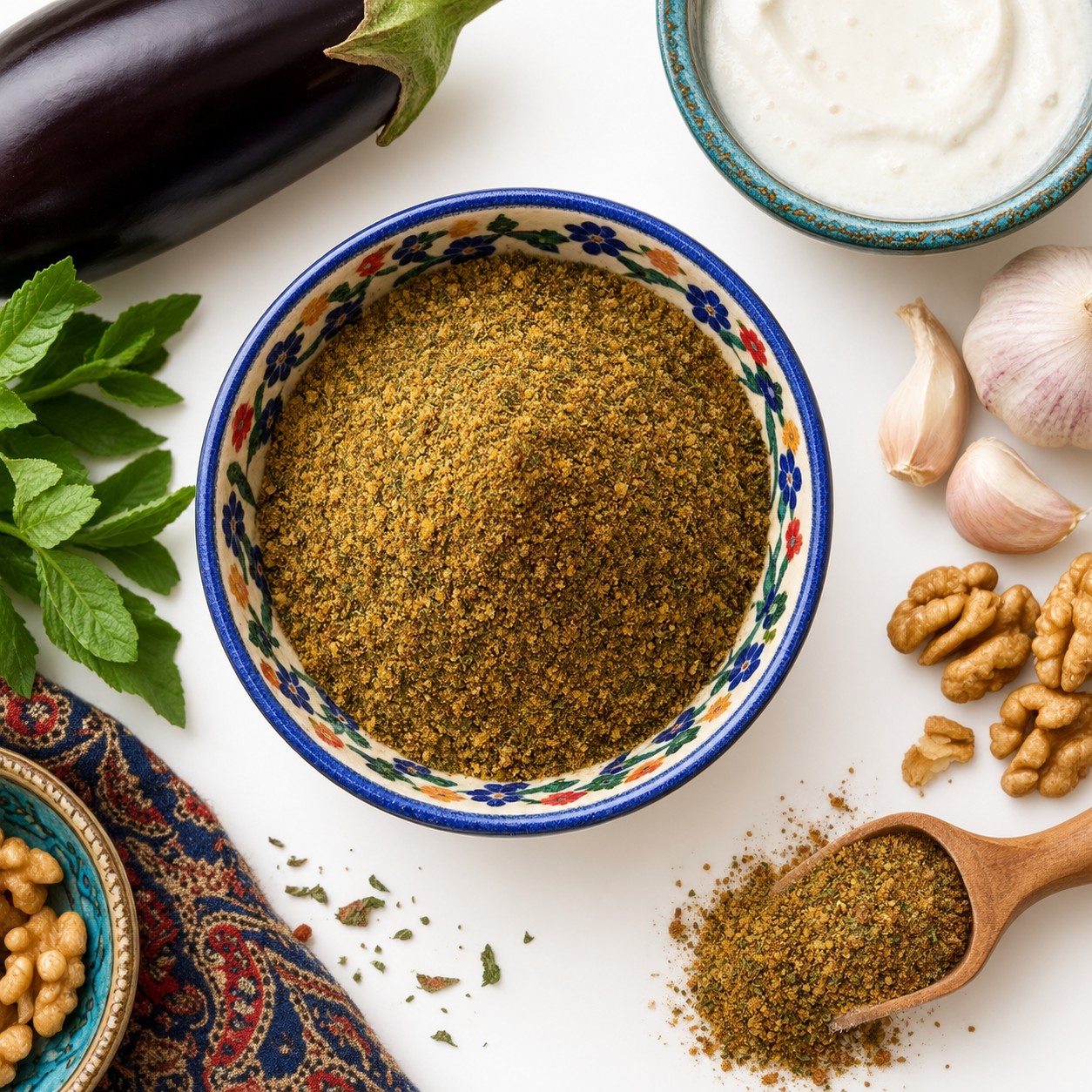 ادویه کشک و بادمجان اصیل پرمیوم(زعفران،گردو)