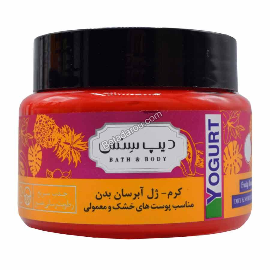 کرم-ژل آبرسان بدن دیپ سنس (مناسب پوست های خشک و معمولی چرب)