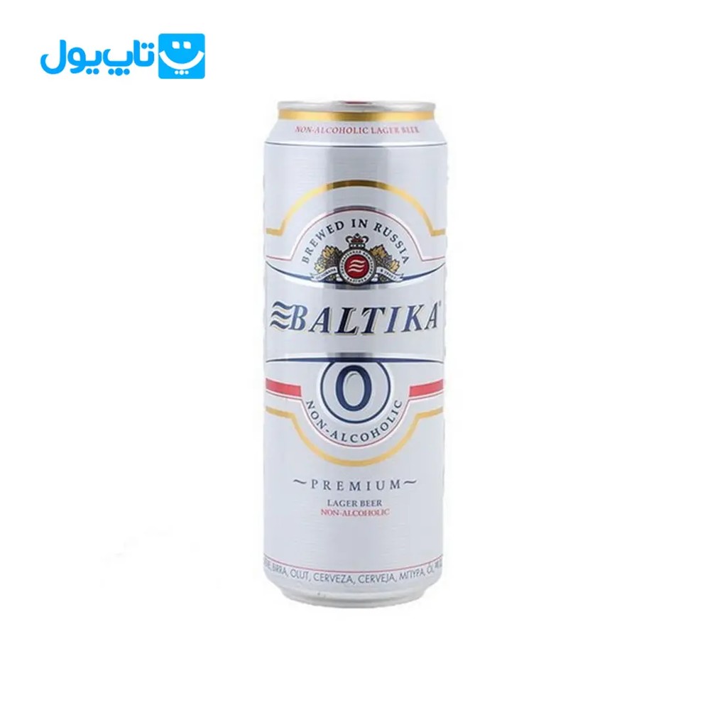 آبجو بالتیکا Baltika روسی بدون الکل مدل Premium حجم 450 میلی لیتر