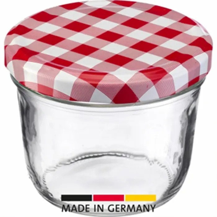 6 Jars / Flat jars 230 ml, ø 82 mm