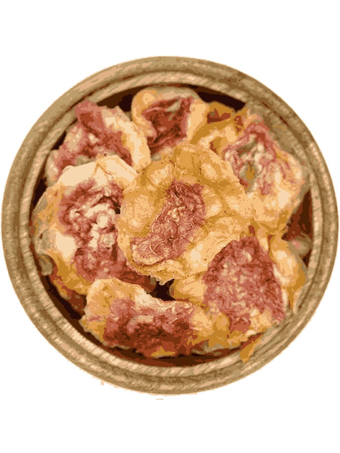 برگ هلو گوشتی تک پر