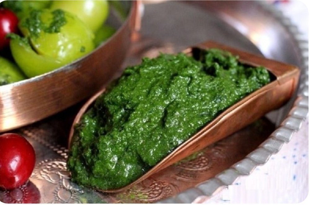 دلال نمک سبز با سیرمحلی