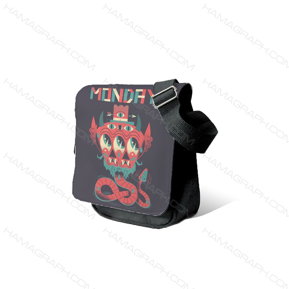 کیف دوشی طرح monday monster