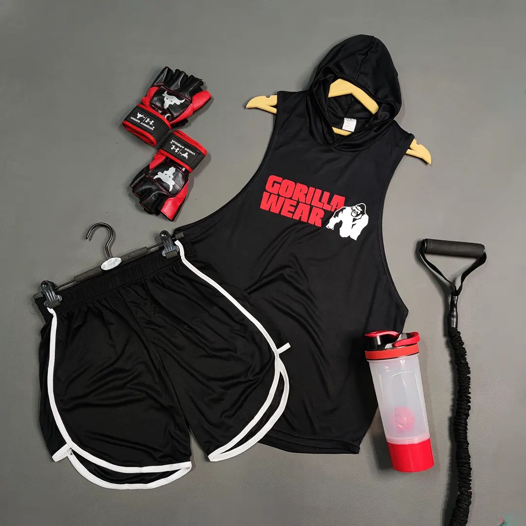 ست هودی و شلوارک GORILLA
