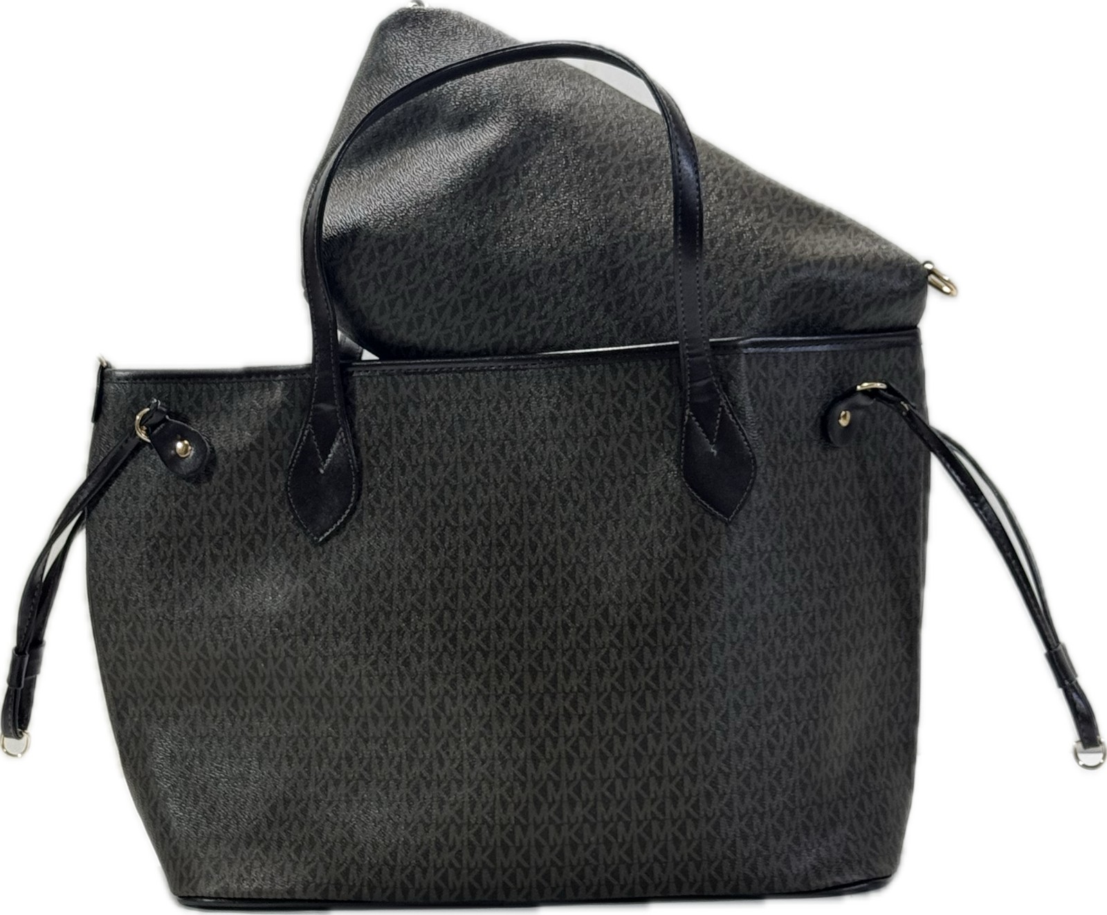 کیف مدل نورفول طرح مایکل کورس قهوه‌ای Michael Kors Bag دوقلو کد 99