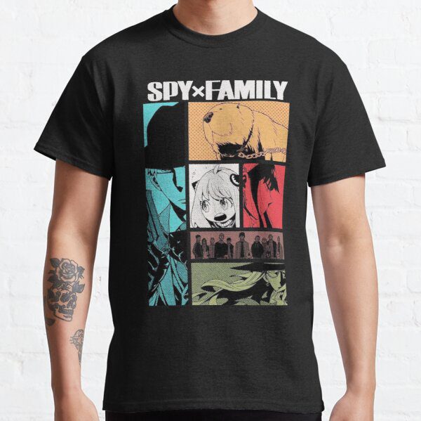تیشرت جاسوس و خانواده | تیشرت Spy x Family طرح anime spy x family کد 125960