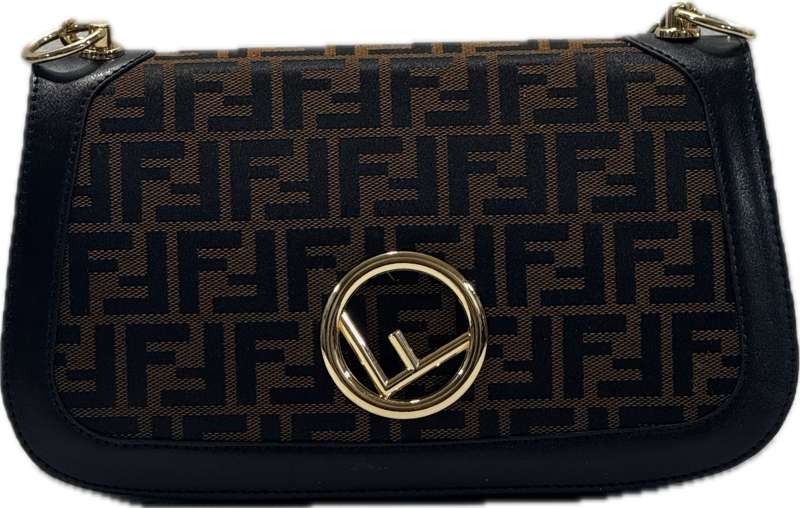 کیف دخترانه مدل هلین طرح FENDI شیک و فانتزی با یراق ثابت کد 104