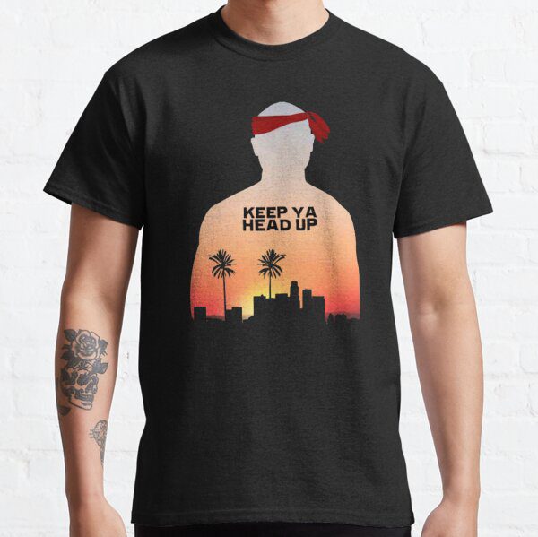 تیشرت لانگ 2PAC طرح Keep It Up. Classic T-Shirt کد 190147