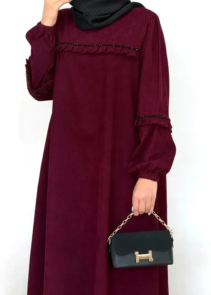 پیراهن مخمل سنگ دوزی