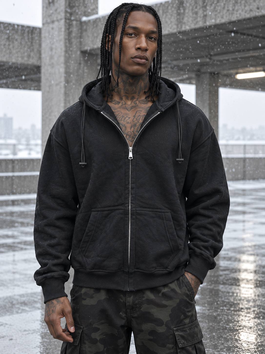 Urban Core Zip Sweatshirt | سوییشرت زیپ‌دار Urban Core