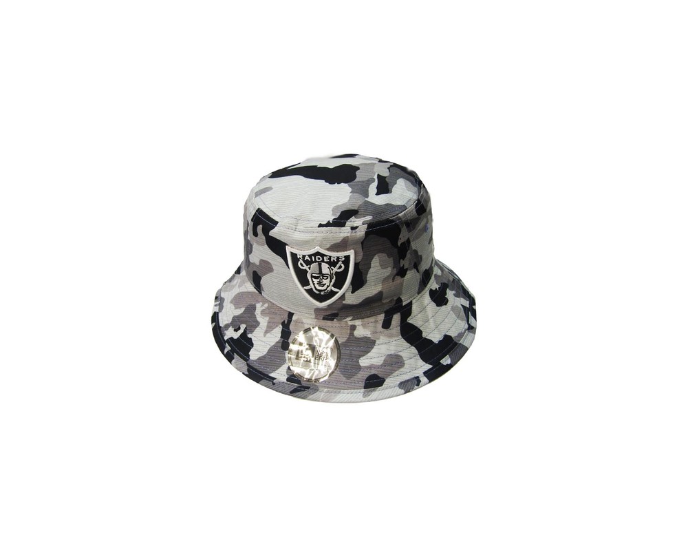 Las Vegas Raiders Bucket New-Era White Camo