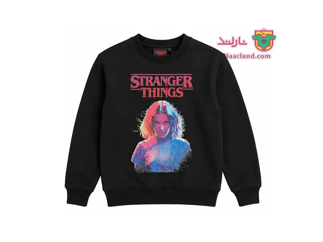 بلوز دورس داخل کرکی Stranger Things آلمان مشکی