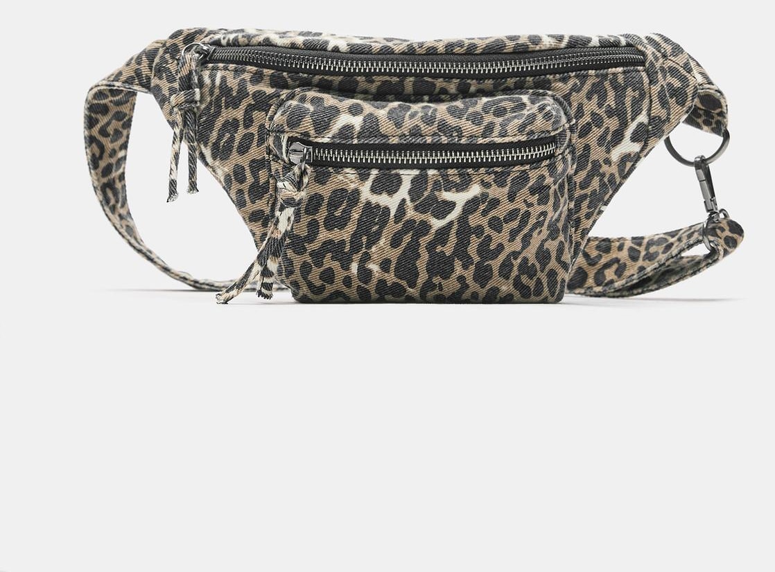 کیف کمری Pull & Bear طرح پلنگی