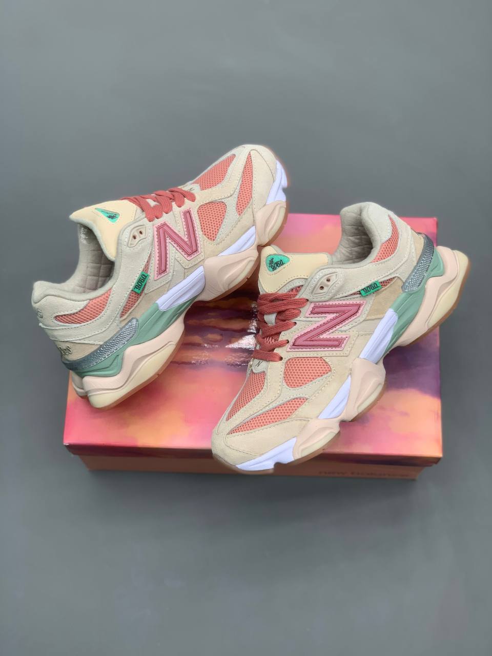 کتونی نیوبالانس (pink – cream) 9060 َNew Balance 9060 - pink - cream