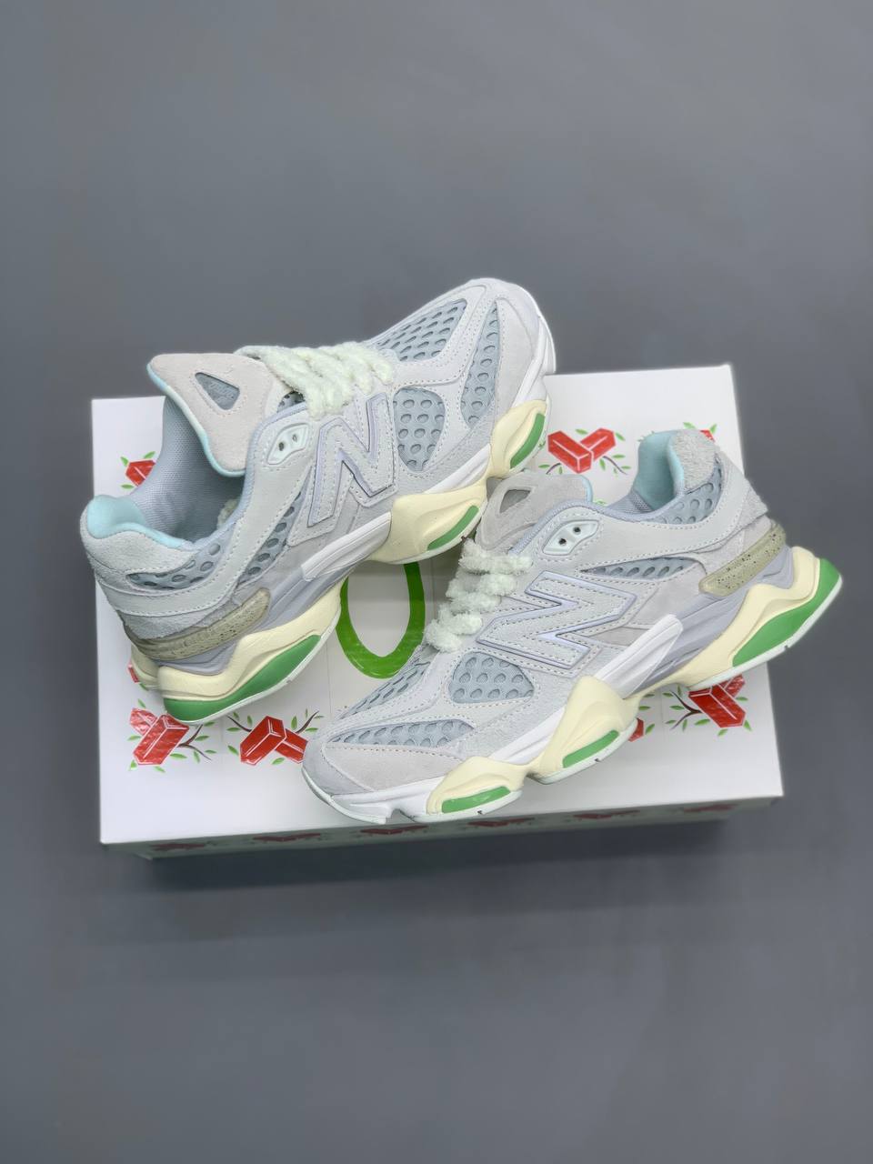 کتونی نیوبالانس (gray – green) 9060 َNew Balance 9060 - gray - green