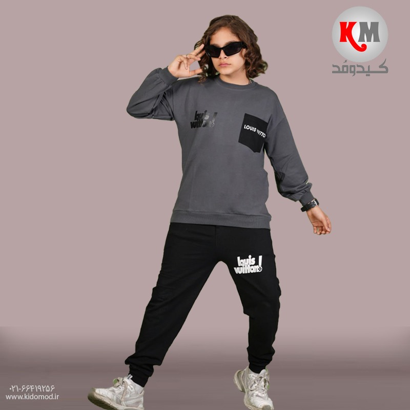 بلوز شلوار پسرانه طرح LV