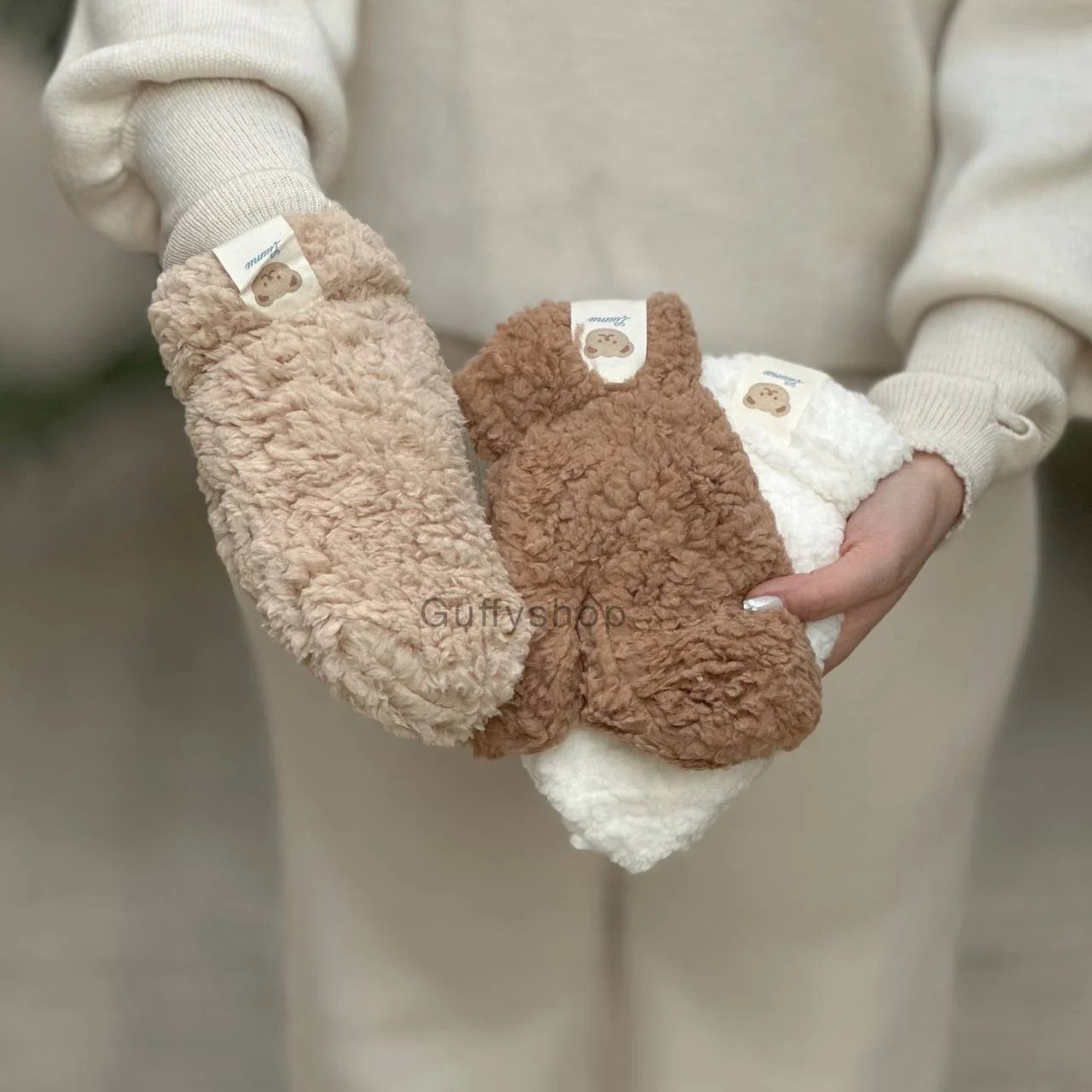 دستکش تدی لیبل خرسی