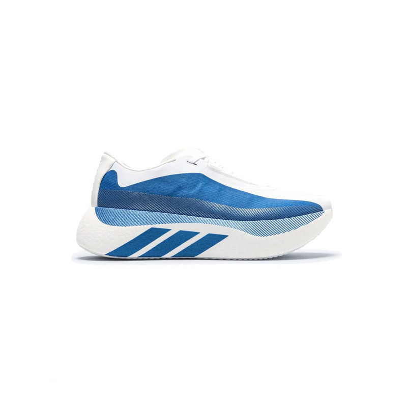 کتونی رانینگ آدیداس هایپربوست سفید آبی Adidas Hyperboost Cloud White Blue
