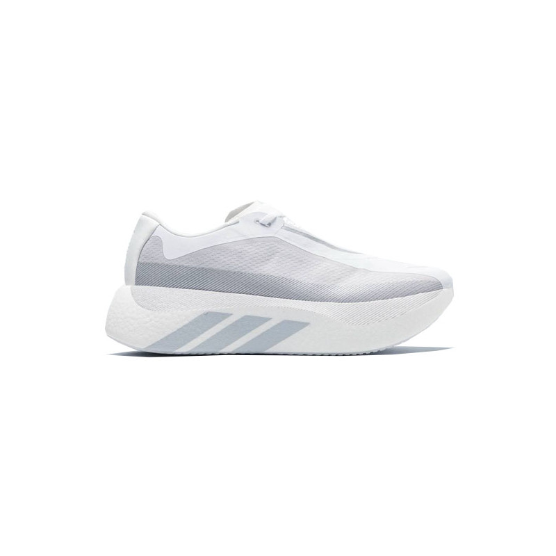 کتونی رانینگ آدیداس هایپربوست سفید طوسی Adidas Hyperboost Cloud White Silver Metallic