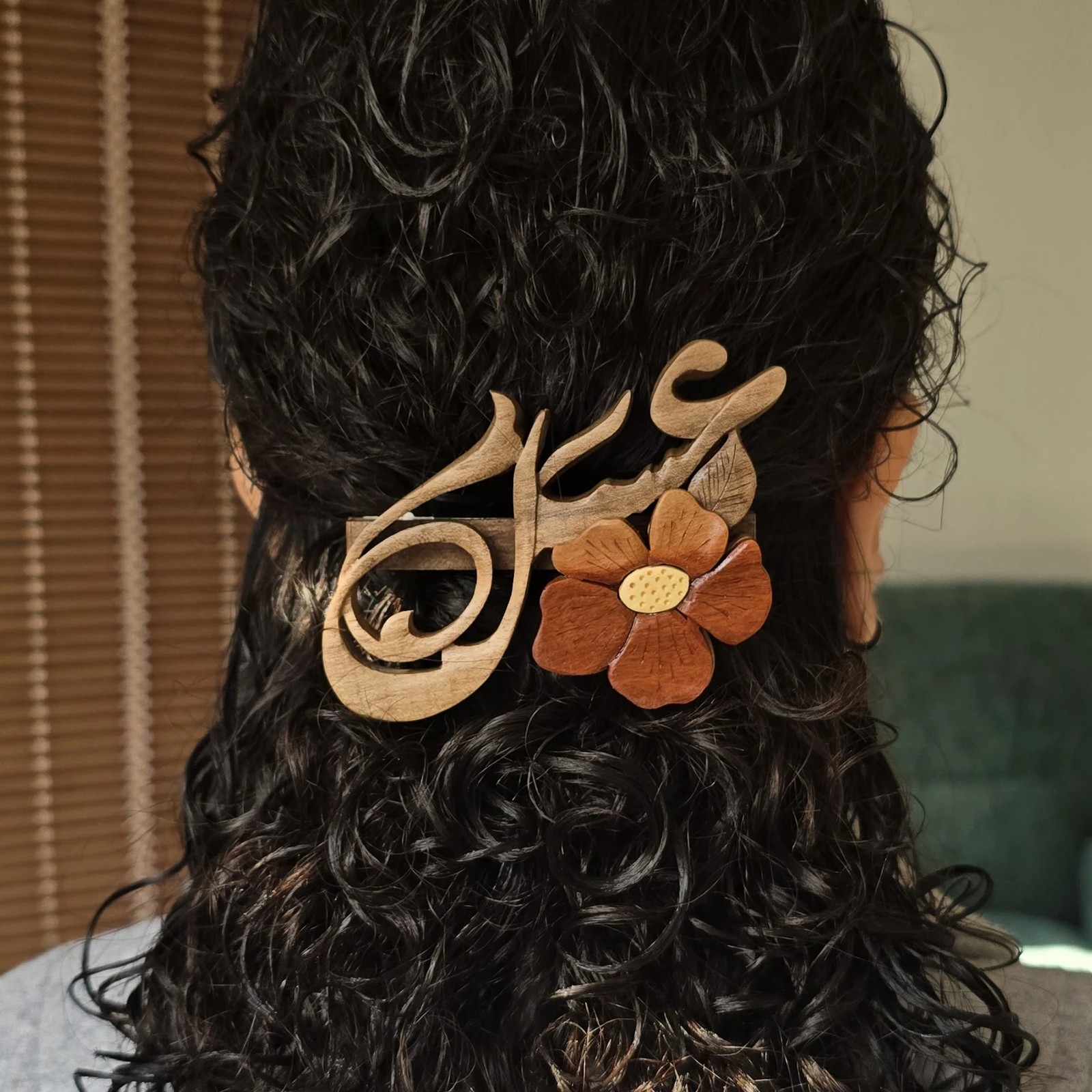 گیره مو اسم "عسل"