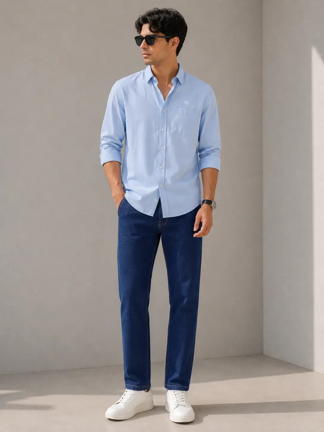 شلوار جین مردانه راسته (Straight Fit)