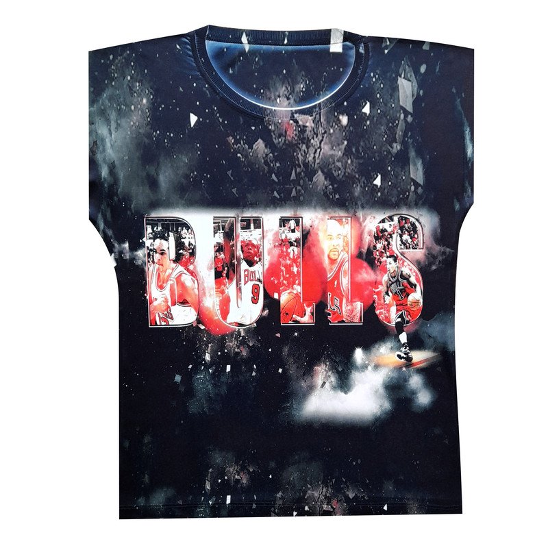 تاپ ورزشی پسرانه طرح CHICAGO BULLS کد CG8484