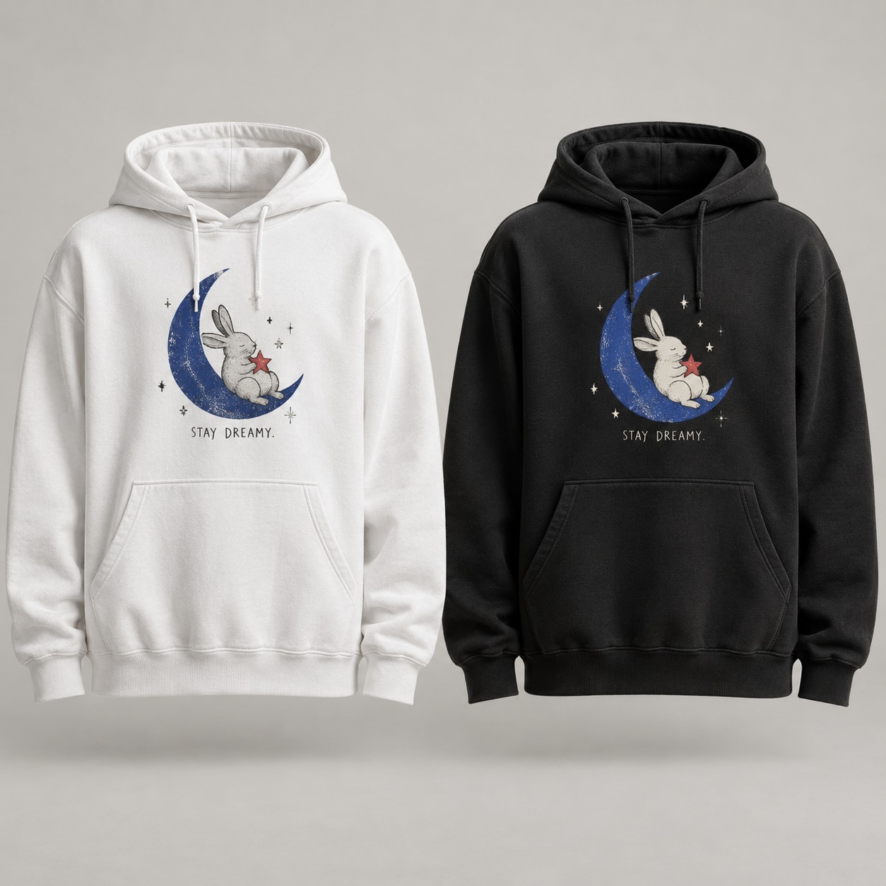 هودی طرح Moon Rabbit