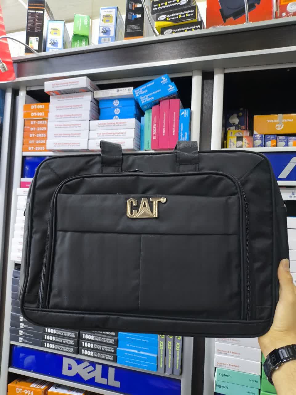 کیف لپ تاپ سایز 14.6 تا 15.6 طرح CAT کد 167