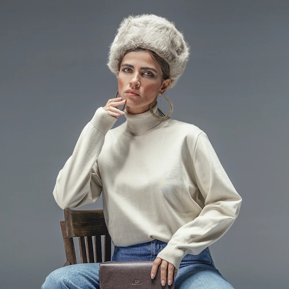 کلاه و شال گردن پشمی روسی