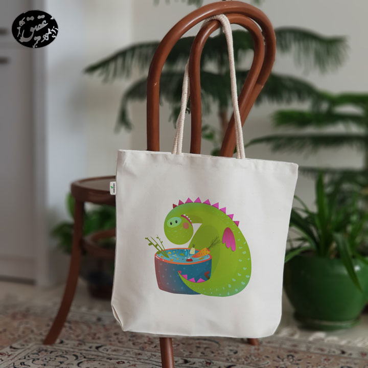 کیف پارچه ای (ساک پارچه ای) هیولا کد 10 (عقیق)
