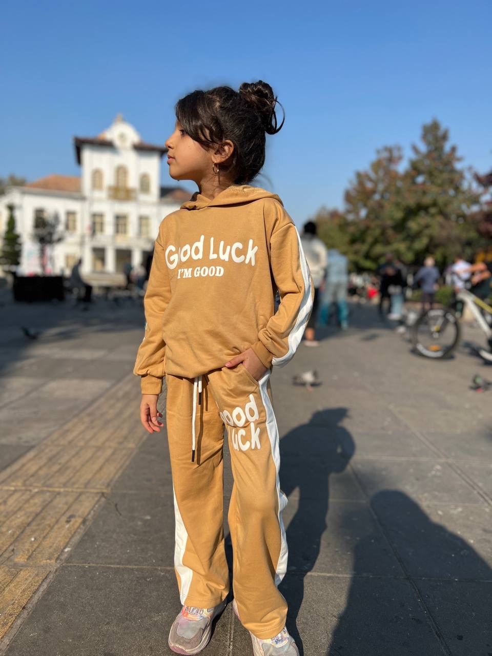 هودی و شلوار good luck