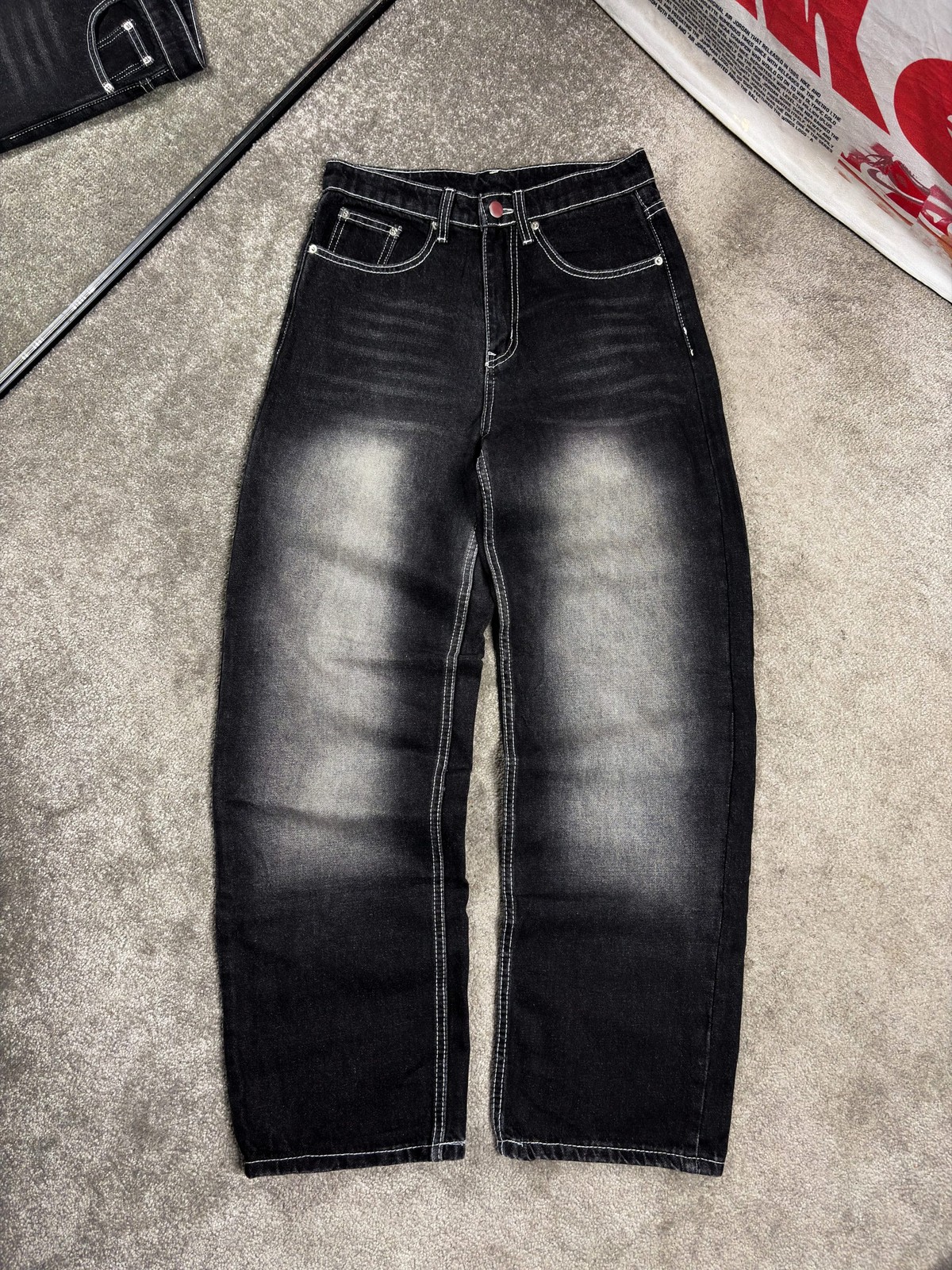 شلوار جین زنانه سنگشور بگی تریلیِن Trillion Women’s Stone Washed Baggy Jeans