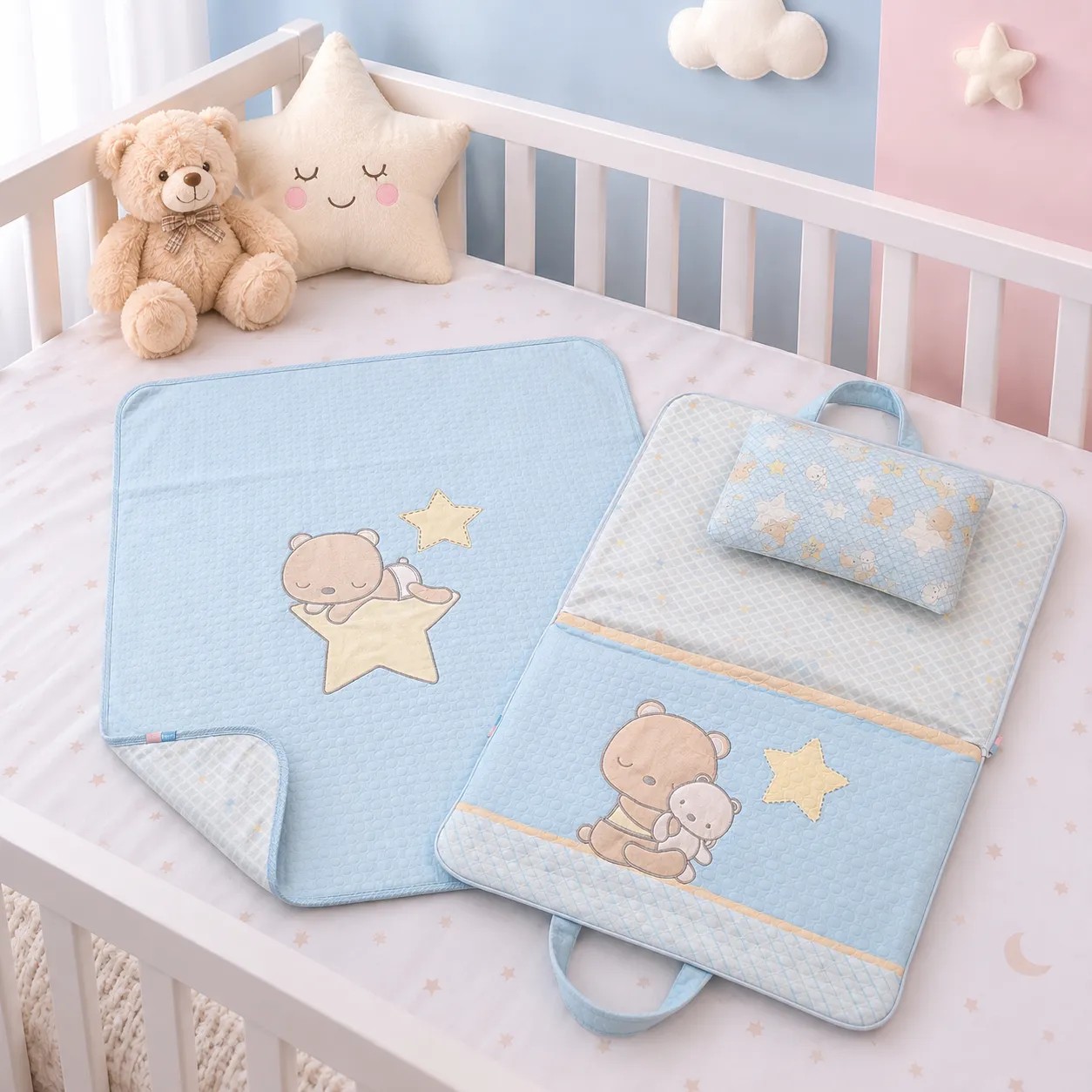 ست سه تکه مسافرتی رزبرن مدل Lovely Bear