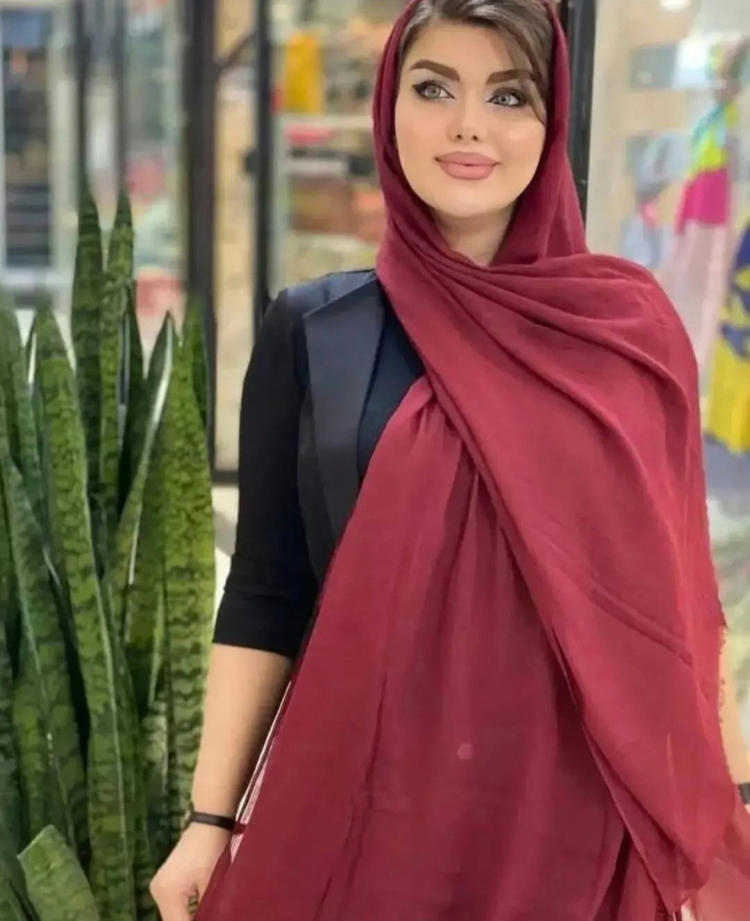 شال نخی ساده1125
