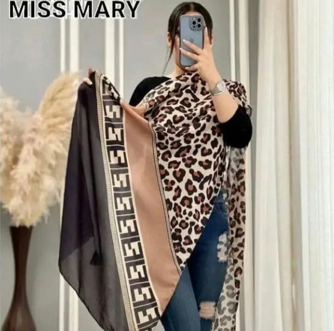 شال نخی پلنگی1116