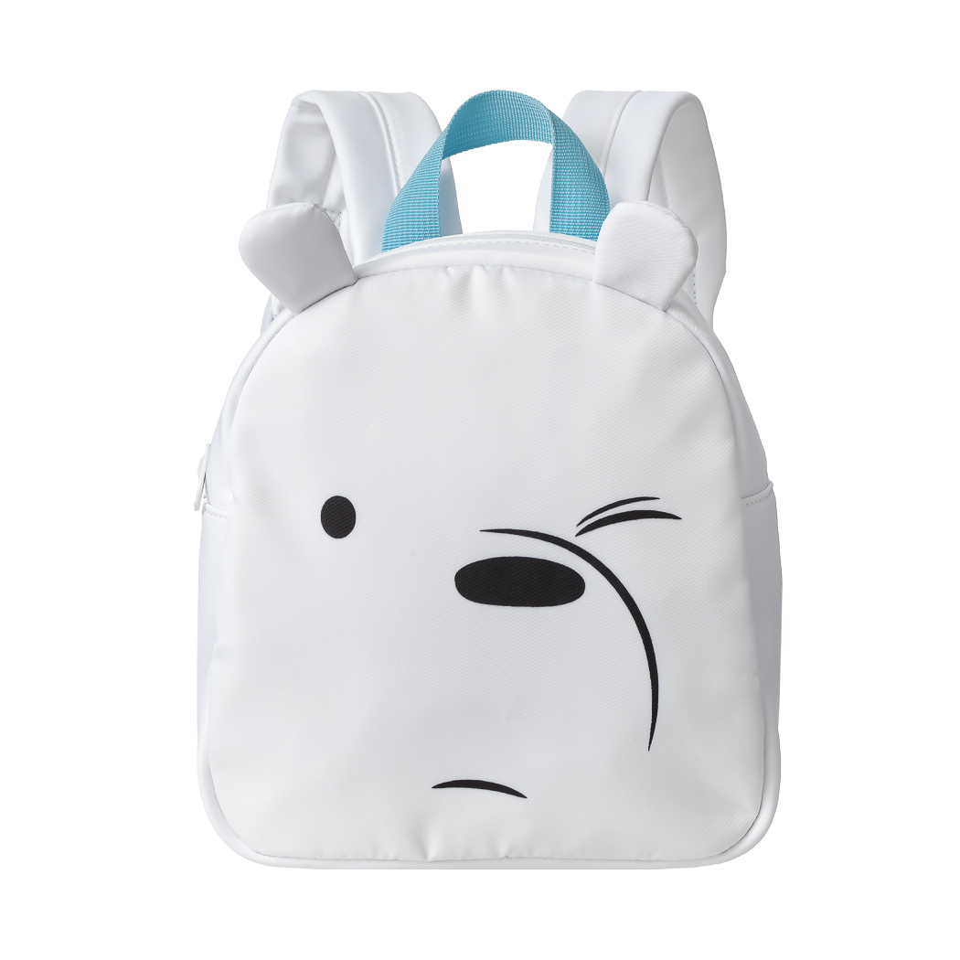 کیف مینیسو، طرح ما خرسها، خرس قطبی، مدل Miniso We Bare Bears Collection، سفید، 20x9x 22 سانتی متر