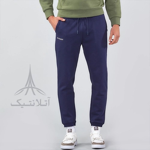شلوار اسلش اورجینال کاپا KAPPA وارداتی Blue Men’s Sportstyle Cotton Pants سرمه ای